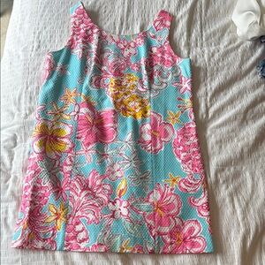 Lilly Pulitzer Pink and Orange Sleeveless Sundress